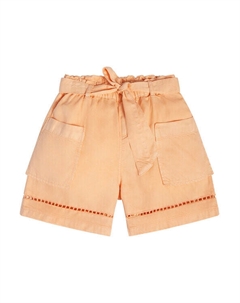 Тканевые шорты свободного кроя, оранжевый Guess