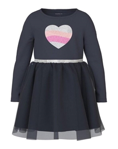 Платье на каждый день, стандартного кроя, серый Name it