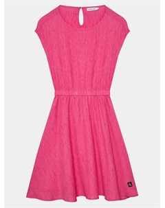 Платье на каждый день, стандартного кроя, розовый Calvin klein