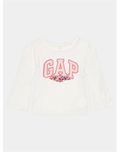 Блуза стандартного кроя, белый Gap