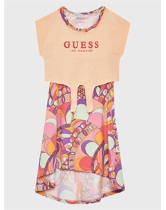 Платье на каждый день, стандартного кроя, мультиколор Guess