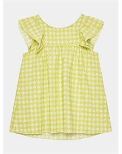 Платье на каждый день, стандартного кроя, желтый United colors of benetton