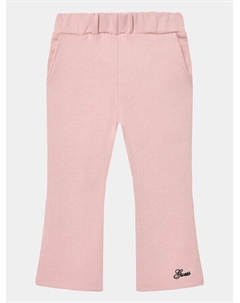 Тканевые брюки свободного кроя, розовый Guess