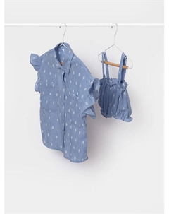 Блуза стандартного кроя, фиолетовый Mayoral