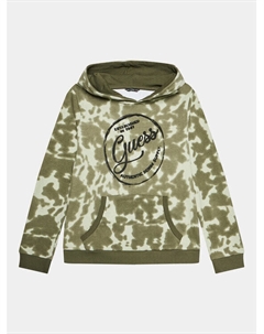 Толстовка обычного кроя, зеленый Guess
