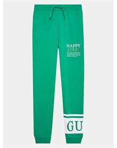 Спортивные брюки стандартного кроя, зеленый Guess