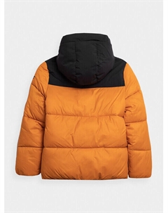 Пуховик стандартного кроя, оранжевый 4f