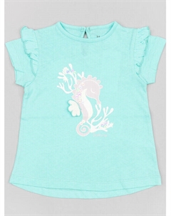 Футболка стандартного кроя, синий Zippy