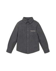 Рубашка стандартного кроя, серый Tom tailor