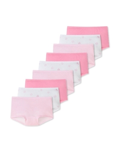 Трусы 9 PACK, цвет weiß rosa Schiesser