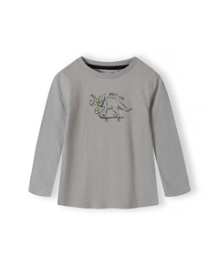 Рубашка с длинным рукавом GRAPHIC PRINT, цвет light grey Minoti