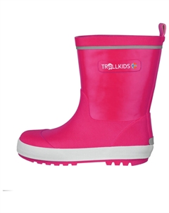 Детские резиновые сапоги Lysefjord, розовый Trollkids