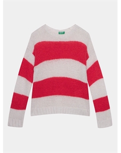 Свитер обычного кроя, розовый United colors of benetton