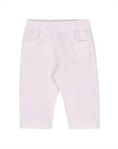 Полосатые брюки из сирсакера, розовый Il gufo