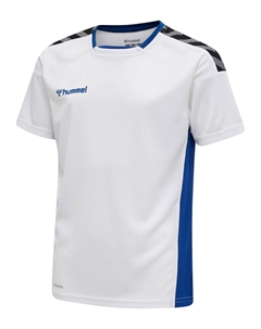 Футболка с принтом, цвет white/true blue Hummel