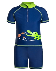Купальник UV-SCHUTZ BADE KROKODIL, цвет marine Playshoes