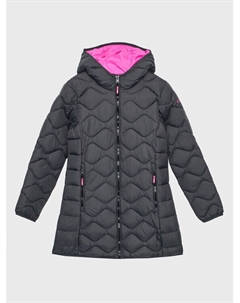 Пуховик стандартного кроя, серый Cmp