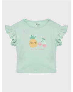 Футболка стандартного кроя, синий Zippy