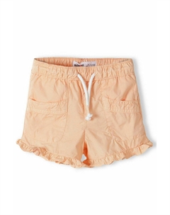 Шорты ELASTICATED WAIST WITH FRILLED HEM, цвет orange Minoti