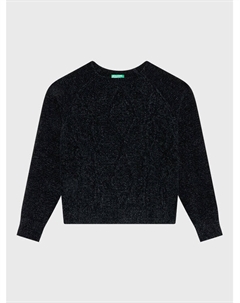 Свитер обычного кроя, черный United colors of benetton