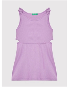 Летнее платье стандартного кроя, фиолетовый United colors of benetton