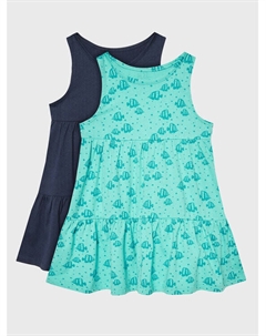 Комплект из 2 платьев стандартного кроя, мультиколор Zippy