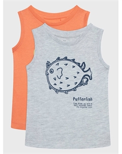 Комплект из 2 футболок стандартного кроя, мультиколор Zippy