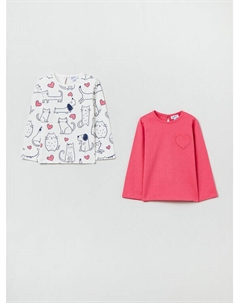 Комплект из 2 блузок стандартного кроя, мультиколор Ovs