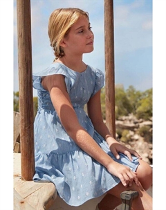 Детское платье, синий Mayoral