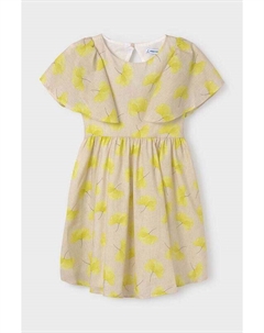 Детское хлопковое платье, желтый Mayoral