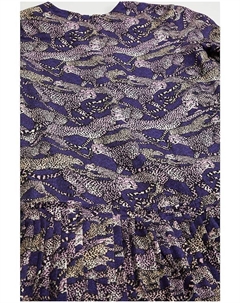 Платье Leopard Print Long Sleeve Dress, цвет Plum Kenzo