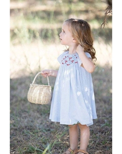 Детское хлопковое платье, темно-синий Tartine et chocolat