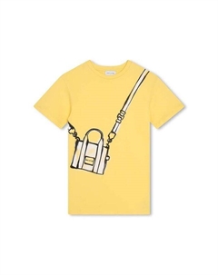 Детское хлопковое платье, золотой Marc jacobs