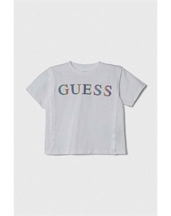 Футболка из хлопка, белый Guess
