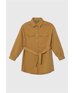 United Colors of Детское джинсовое платье, желтый Benetton