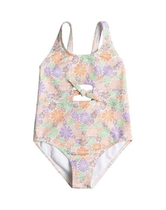 Детский сплошной купальник ALL ABOUT SOL, оранжевый Roxy