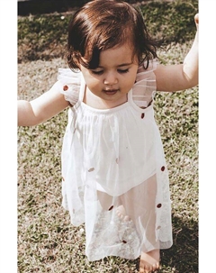 Хлопковое Детское платье Hirsa, бежевый That's mine