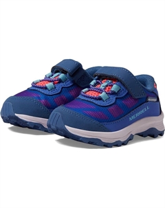 Кроссовки Moab Speed Low A/C Waterproof, цвет Blue/Berry/Turquoise Merrell