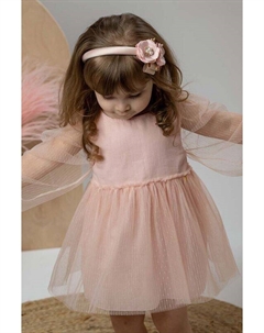 Детское хлопковое платье, розовый Jamiks