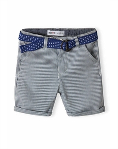 Шорты STRIPED WITH BELT, цвет light blue Minoti