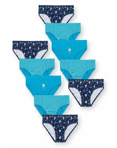 Трусики 10 PACK, бирюзовый Minoti