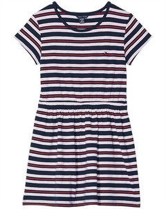 Платье Tommy Stripe Tee Dress, цвет Navy Blazer Tommy hilfiger