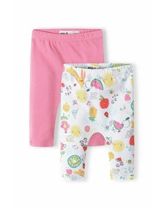 Леггинсы 2 PACK, цвет pink white Minoti