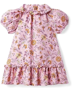 Платье Floral Collar Dress, розовый Janie and jack