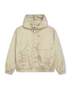 Kids ветровка с капюшоном, золотистый Givenchy