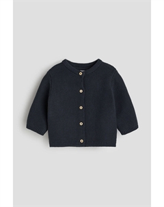 Вязаный кардиган, синий H&m