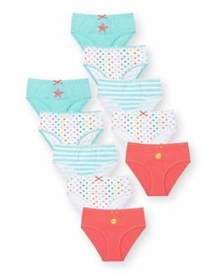 Трусики 10 PACK KNICKERS , зеленый Minoti