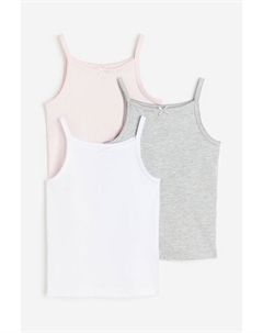 Набор маек, 3 предметА, серый H&m