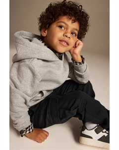 Джоггеры-карго, черный H&m