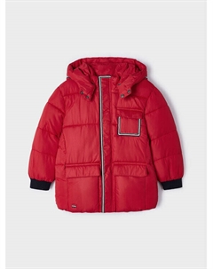 Пуховик стандартного кроя, красный Mayoral